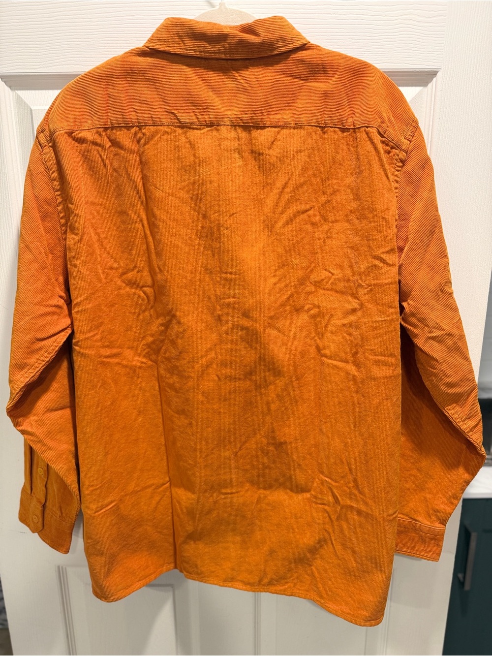 Levi’s The Worker Relaxed Fit Shirt XL Orange Corduroy Workwear NWT - Picture 9 of 10